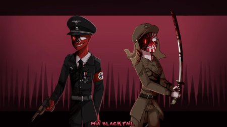 Третий рейх японская империя и королевство италия countryhumans