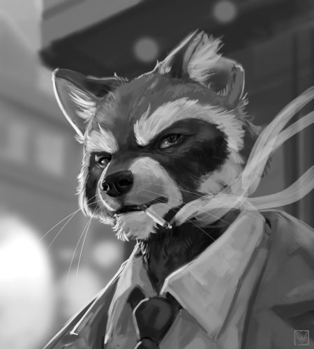 Furry енот