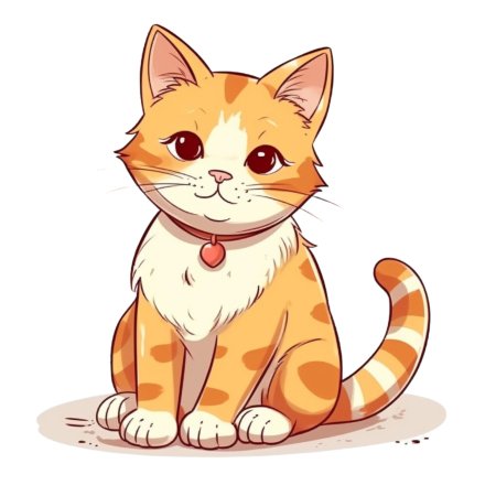 Иллюстрация кошка