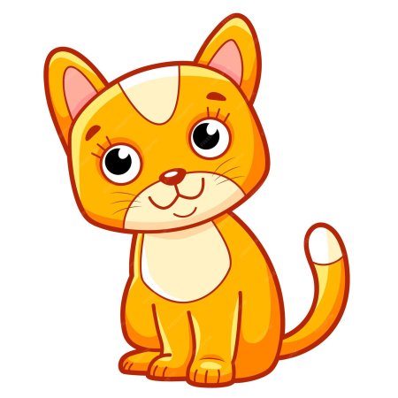 Котенок мультяшный