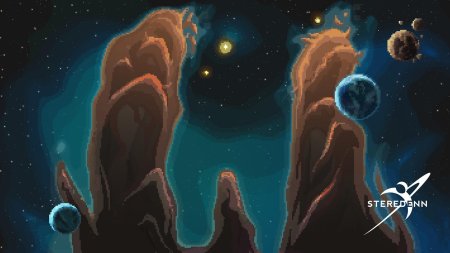 Космос пиксель арт