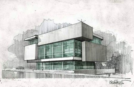 Современная архитектура карандашом
