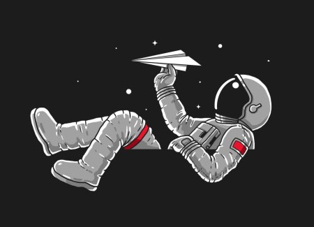 Космонавт иллюстрация