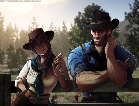 Red dead redemption 2 сэди адлер и артур морган