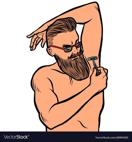 Бритье рисунок