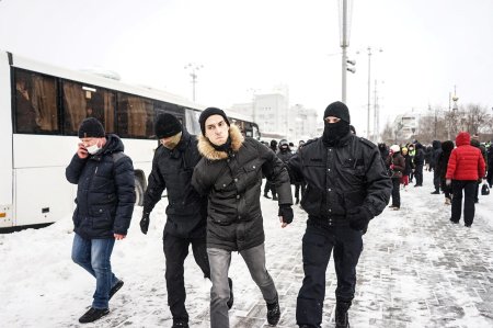 Задержание на митинге
