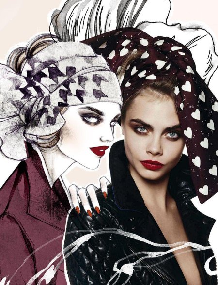 Кара делевинь vogue 2013
