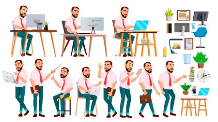 Офисный работник вектор