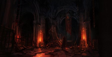 Замок дракулы тронный зал арт