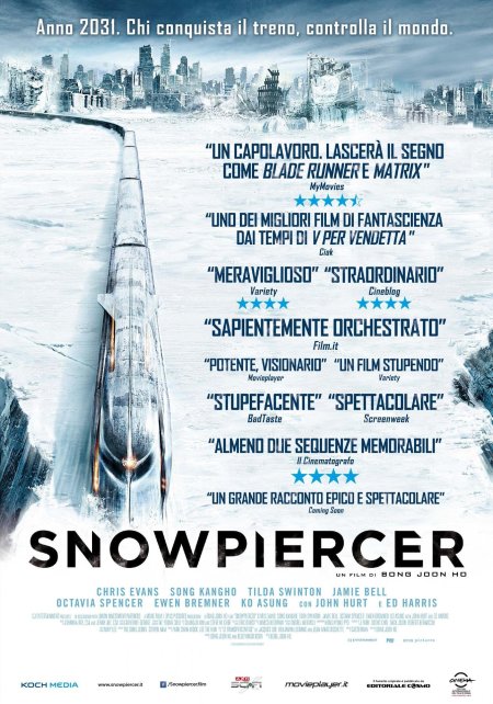 Сквозь снег / snowpiercer (2013) постер