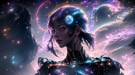Космическая девушка