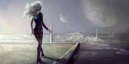 Космическая девушка