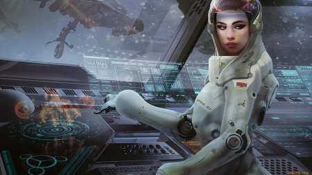 Космическая девушка