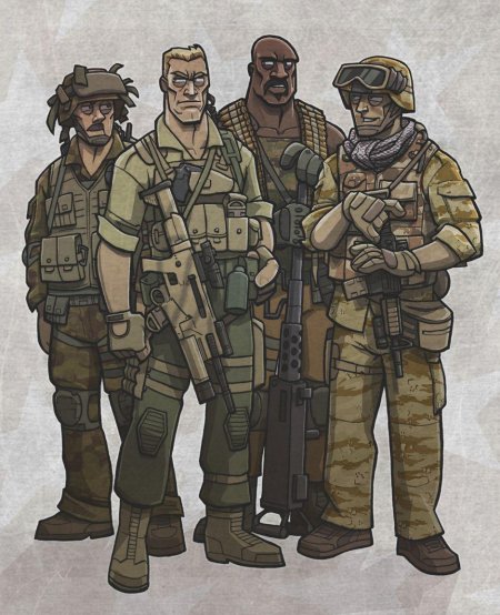Чвк солдат concept art