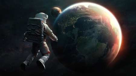 Космонавт на планете