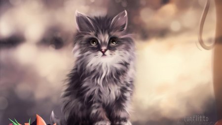 Кошки арты