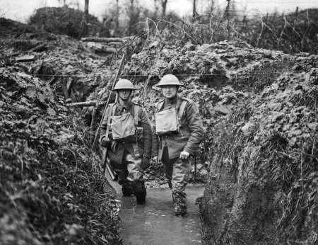 Британский солдат ww1 1917 окопы