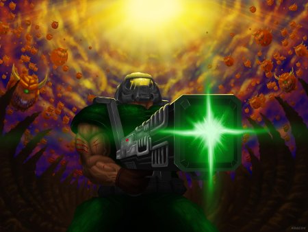 Doomguy shotgun
