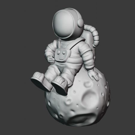 Космонавт 3д
