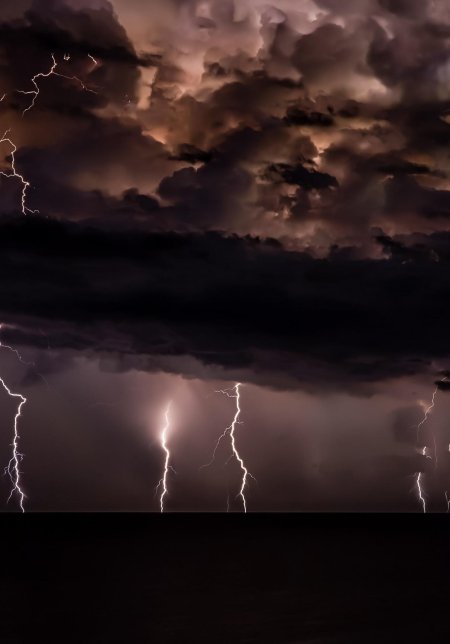 Lightning thunderstorm