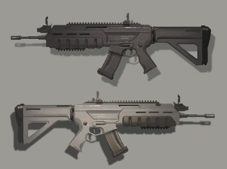 Штурмовая винтовка artstation