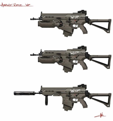 Smg штурмовая винтовка