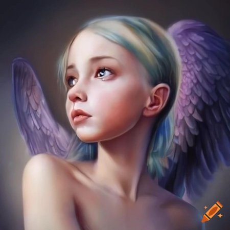 Плачущий ангел картина