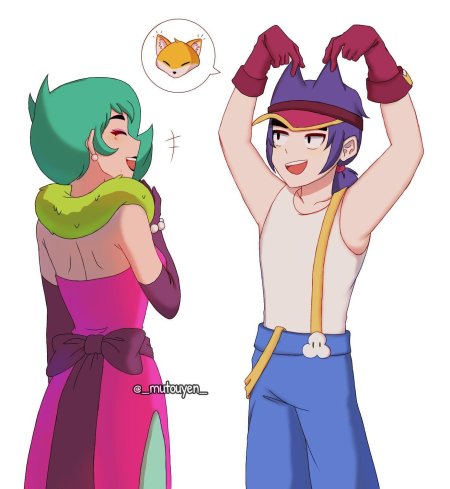 Фэнг brawl stars art