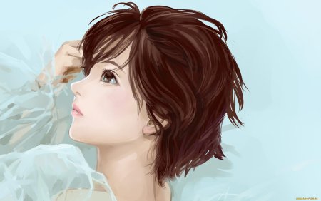 Девушка короткая стрижка