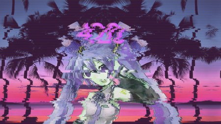 Vaporwave аниме эстетика