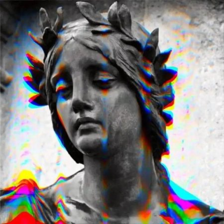 Vaporwave статуя