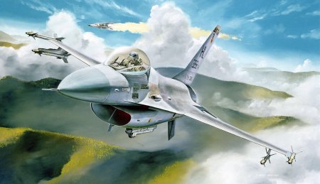 F16 истребитель