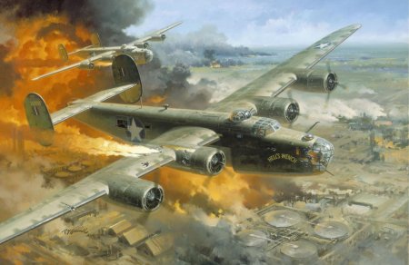 B 24 бомбардировщик