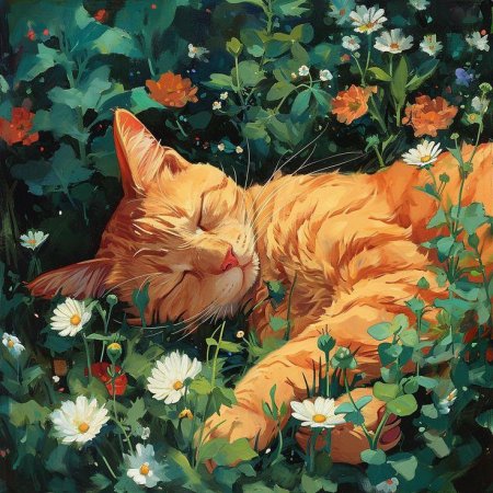 Кот картина
