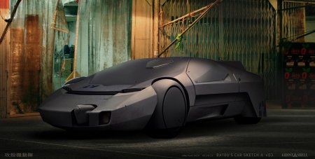 Концепт cyberpunk car