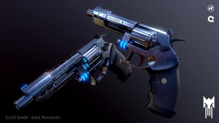 Револьвер 500 калибр cyberpunk