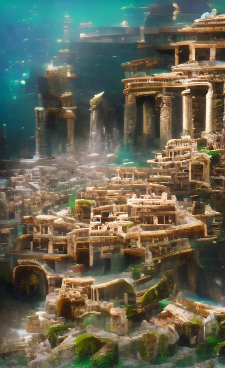 Атлантида под водой
