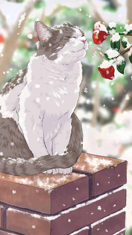 Иллюстрация кошка