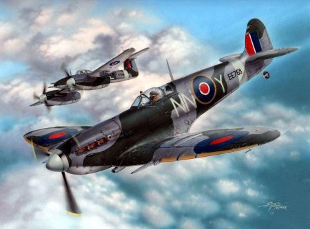 Британский истребитель spitfire mk