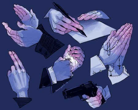 Аниме руки эстетика
