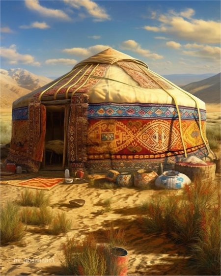 Казахская юрта