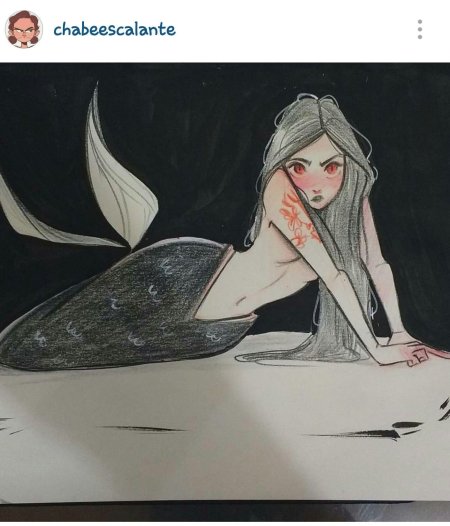 Рисунок русалка
