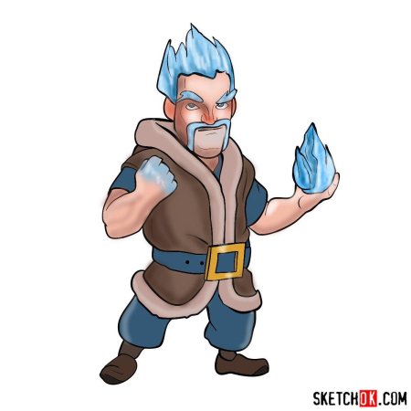 Ледяной колдун clash royale