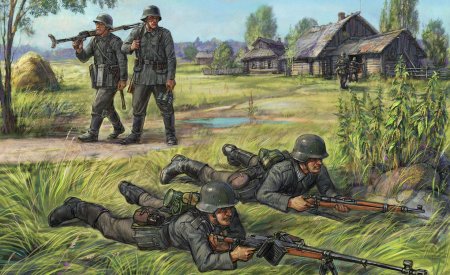 Немецкие бронебойщики 1/72 звезда
