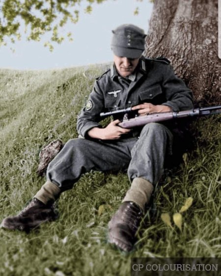 Немецкий снайпер ww2