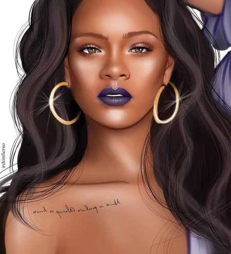 Rihanna portrait