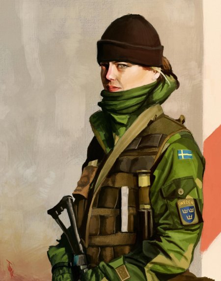 Арт русский солдат
