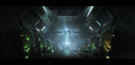 Sci fi cryo chamber