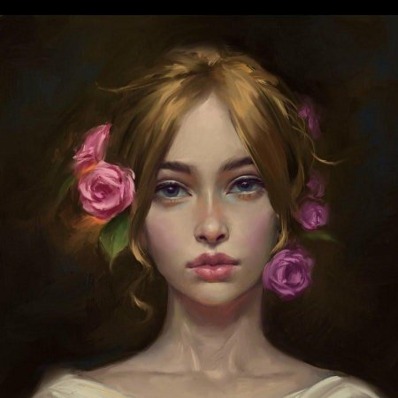 Портрет девушки арт