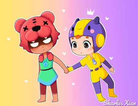 Brawl stars леон и сэнди нита